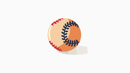 Baseball icon vector illustrator sign Flat vector isolated