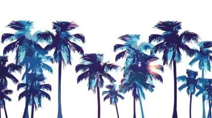 Fototapeten Original Vector Illustration palm trees background © Hassan