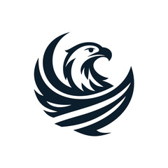 Eagle logo for a sports team