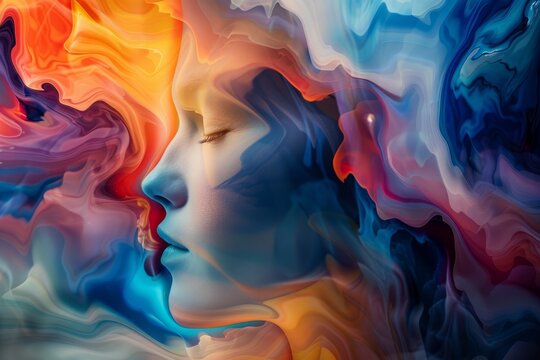 Abstract Representation of consciousness, emotions, and the variability of thoughts