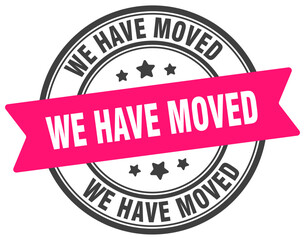 we have moved stamp. we have moved label on transparent background. round sign