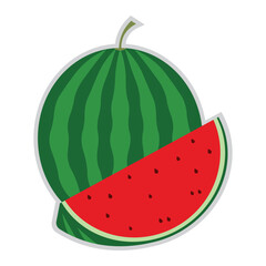 Watermelon Fruit Sticker