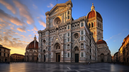 Fototapeta na wymiar Renaissance Renaissance: Florence's Architectural Gems
