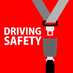 Driving Safety, poster and banner vector