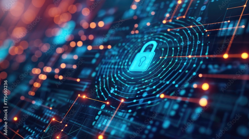 Aufkleber Secure transactions and fraud prevention measures ensuring the integrity and security of financial transactions in the digital banking environment