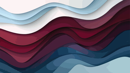 Colored paper waves geometric background tex