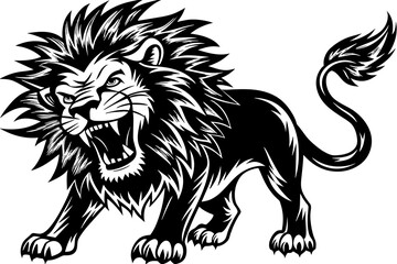 lion head vector