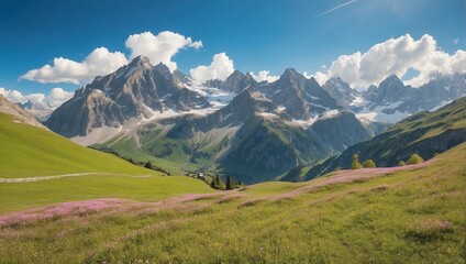 Obraz premium landscape in summer