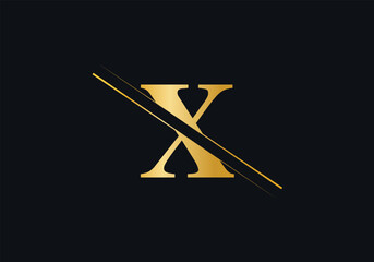 X Letter Initial Logo Design And Vector Template
