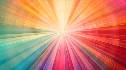 Foto op Aluminium Star burst dynamic lines or rays,  Abstract yellow sunburst pattern background for modern graphic design element ,Abstract colorful background with rays and beams  © kaneez