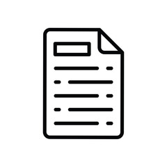 Company Papers vector icon