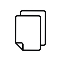Blank Page vector icon