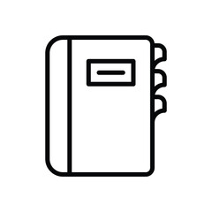 Address Book vector icon