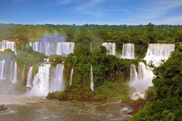 The  waterfalls Iguazu