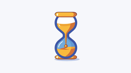 Illustration vector graphic of sand timer logo or icon