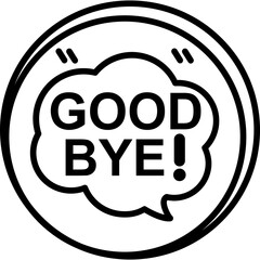 Good Bye Icon