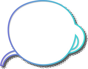 blank comic speech bubble