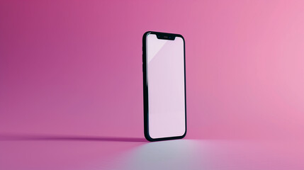 blank smartphone screen for advertising