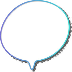 blank comic speech bubble