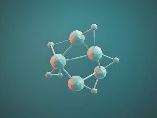 Dreamlike Molecular Structure with Connected Spherical Particles