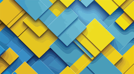 Light Blue Yellow vector backdrop with rhombus. Decor