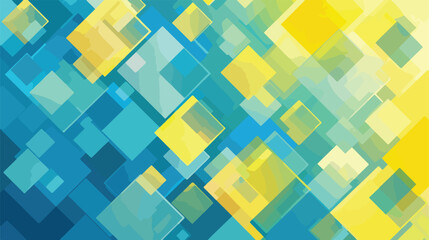 Light Blue Yellow vector backdrop with rhombus. Decor