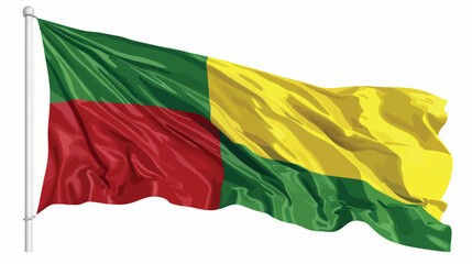 Mali flag vector illustration on a white background