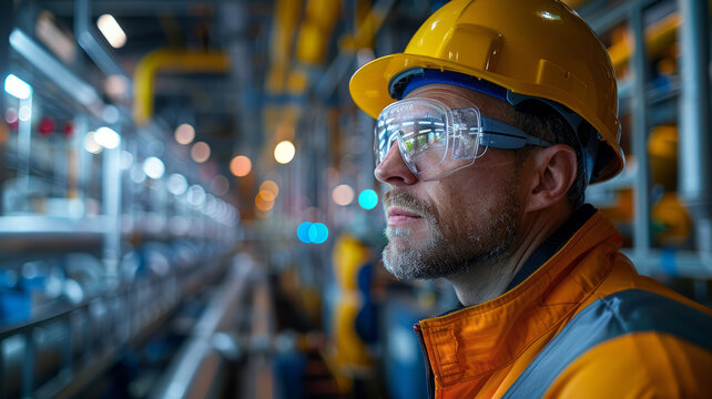 an engineer is looking at the graphs of power curve on the screen in BESS plant.generative ai