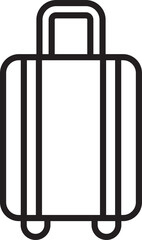 Luggage Line Icon