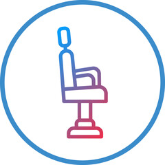 Vector Design Barber Chair Icon Style