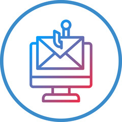 Vector Design Email Phishing Icon Style