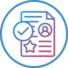 Fototapeta premium Vector Design Approved Icon Style