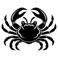 crab isolated on white background