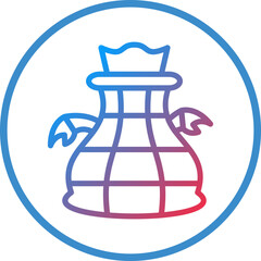 Vector Design Crab Net Icon Style