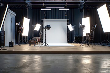 Professional photo studio for rent with top-notch lighting and various backdrop choices