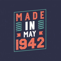 Made in May 1942. Birthday celebration for those born in May 1942