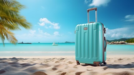travel bag on the island