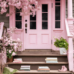 pink porch Instagram