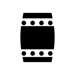 Barrel icon vector. Wine illustration sign. Wine barrel symbol or logo.