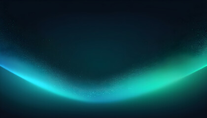 Naklejka premium Dark green blue glowing grainy gradient background 2