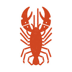 lobster icon symbol template for graphic and web design collection logo vector illustration
