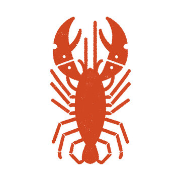 lobster icon symbol template for graphic and web design collection logo vector illustration
