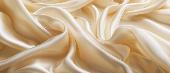 Silky, wavy cream background