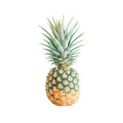 A pineapple on transparent background