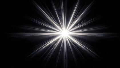 abstract beautiful rays of light on black background. - 775706493