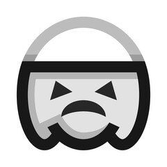 Jack Lantern Halloween Pumpkin Cauldron Flat Icon