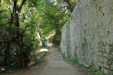 ruined city at Butrint, Albania. This Archeological site is World Heritage Site by UNESCO