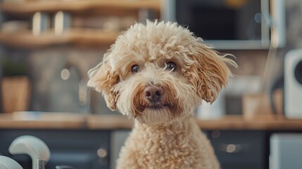 Very cute labradoodle