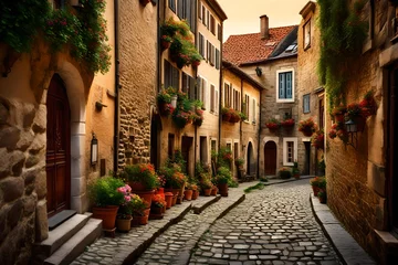 Fensteraufkleber street in the town © Noor