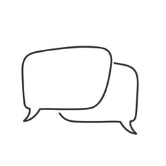 Fototapeta premium Chat icon message symbol